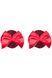 Наклейки на груди з бантиками Obsessive Giftella nipple червоний One Size 78336 фото 2