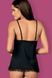Бебідол без кісточок Obsessive Arisha babydoll чорний S/M 83786 фото 2