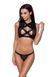 Соблазнительный топ и стринги в сеточку Passion Debra черный S/M 83003 фото 1