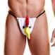 Игривые трусики украшенные плюшевой птицей белый One Size 3638 фото 1