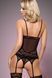 Эротический женский корсет Obsessive 837-COR черный S/M 53143 фото 2