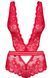 Ажурне боді з шортиками Obsessive 853-TED-3 Red червоний S/M 78116 фото 3