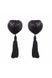 Наклейки для груди Sunspice с блестками Black черный One Size 37074 фото 1