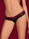 Спокусливі жіночі стрінги Obsessive Rossita thong чорний S/M 85377 фото 1