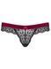 Спокусливі жіночі стрінги Obsessive Rossita thong чорний S/M 85377 фото 3