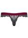 Спокусливі жіночі стрінги Obsessive Rossita thong чорний S/M 85377 фото 4
