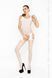 Бодистокинг с имитацией чулок Passion BS 029 белого цвета белый S/M/L 10368 фото