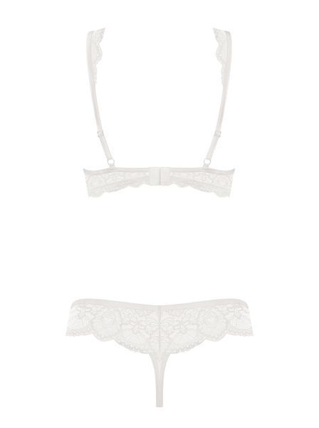 Белый сексуальный комплект белья Obsessive 853-SET-2 белый S/M 83424 фото