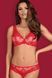 Еротичний мереживний комплект Obsessive 853-SET-3 червоний S/M 78131 фото 1