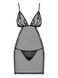 Рубашка у сітку Obsessive Millagro chemise чорний S/M 86273 фото 3