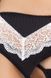 Сексуальный комплект с поясом Passion Camille Set черно-белый S/M 75416 фото 2