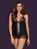 Бебідол з мереживом Obsessive Chiccanta babydoll чорний S/M 83114 фото