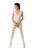 Боди-комбинезон в сетку Passion BS 046 White белый S/M/L 49666 фото