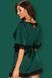 Елегантний пеньюар Obsessive Sensuelia robe зелений S/M 85661 фото 2