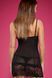 Эротический комплект Obsessive Alluria chemise черный S/M 25540 фото 2