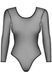 Прозоре боді з рукавами Obsessive B124 чорний S/M 84130 фото 3