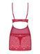 Сексуальна жіноча сорочка Obsessive Lividia chemise червоний S/M 83219 фото 4