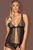 Романтичний бебі-дол Obsessive Firella babydoll чорний S/M 84781 фото