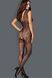 Боди-комбинезон с эффектным узором Obsessive F234 черный S/M/L 78123 фото 2