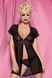 Комплект Obsessive Citygirl peignoir черный L/XL 6109 фото