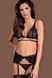 Комплект с поясом Obsessive Mixty set черный S/M 78324 фото 1