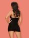 Жіноча сорочка, що обтягує, Obsessive Diyosa chemise чорний S/M 85479 фото 2
