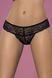 Кружевные стринги с широким поясом Obsessive Miamor thong черный S/M 11891 фото 1