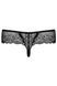 Кружевные стринги с широким поясом Obsessive Miamor thong черный S/M 11891 фото 4