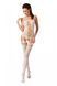 Комбинезон в сеточку Passion BS 054 White белый S/M/L 49691 фото 1