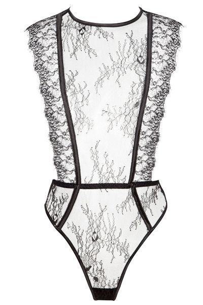 Боді із привабливим зазором Beauty Night Emiliana teddy чорний L/XL 78202 фото