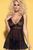 Прозорий бебідол Obsessive Idillia babydoll чорний XXL 78139 фото