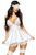Сексуальная женская сорочка Beauty Night Eve chemise White белый S/M 78211 фото