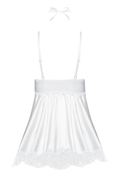 Сексуальная женская сорочка Beauty Night Eve chemise White белый S/M 78211 фото