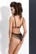 Боди с бантиками и цветочным узором Passion Montana body бежевый S/M 75430 фото 2