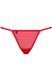 Стринги з атласним бантиком Obsessive Giftella thong червоний S/M 78330 фото 5