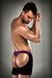 Мужские шортики с открытыми ягодицами Passion 009 THONG фиолетовый S/M 75403 фото 2