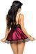 Мереживна сорочка з пов'язкою на очі Beauty Night Eve chemise бордовий S/M 78208 фото 2