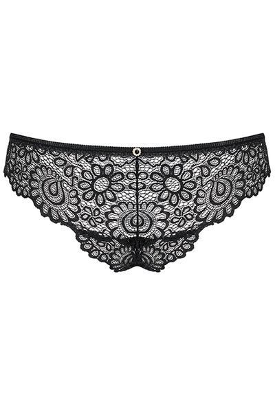 Трусики с узором Obsessive Mixty panties черный S/M 78332 фото