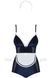 Костюм гарячої покоївки Obsessive Maid синьо-білий S/M 78150 фото 3