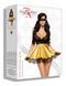 Мереживна сорочка з пов'язкою на очі Beauty Night Eve chemise золотистий S/M 78207 фото 5