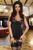 Утончённый эротический комплект чёрного цвета Beauty Night Shirley chemise black черный S/M 10197 фото