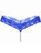Кружевные стринги с жемчугом Sunspice Blue синий One Size 84121 фото