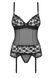 Таємничий корсет Obsessive Letica corset чорний S/M 78275 фото 3