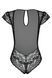 Боді з декором зі страз Obsessive Oradea teddy чорний S/M 12087 фото 6
