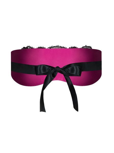 Непрозрачная повязка на глаза Obsessive Roseberry mask розовый One Size 10714 фото