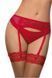 Пояс для чулок с красивым кружевом Vena VPP-118 Red красный XL 78078 фото 1
