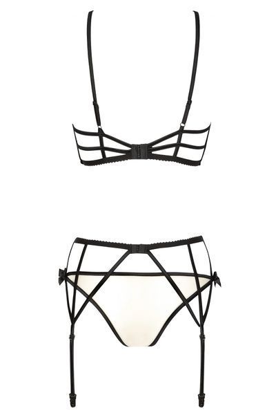 Комплект 3 в 1 з квітковою вишивкою Beauty Night Savannah set бежевий S/M 78226 фото