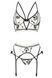 Комплект 3 в 1 з квітковою вишивкою Beauty Night Savannah set бежевий S/M 78226 фото 8