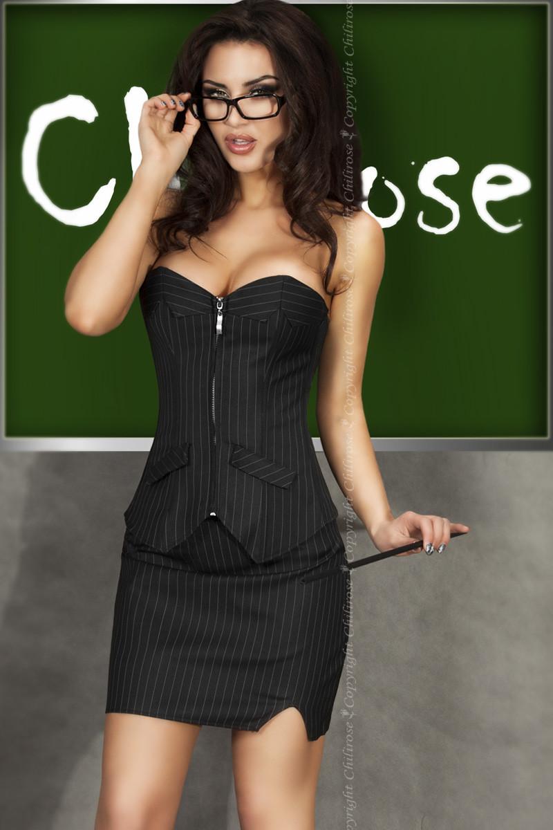 Эротический костюм деловой леди Chilirose CR-3552.