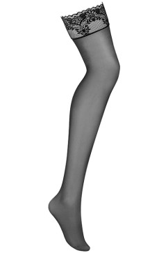 Чулки под пояс с кружевом Obsessive Maderris stockings
